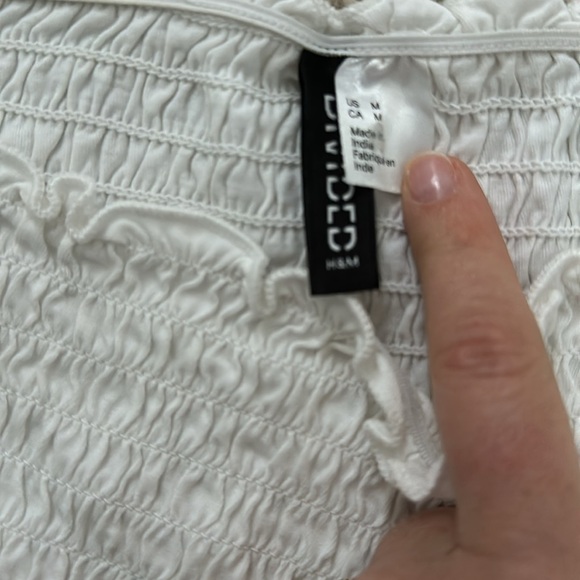 White Off-shoulder Top - Picture 5 of 5